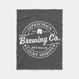 Cobertor De Velo Camisa da Leprechaun Brewing Company Cervejaria St