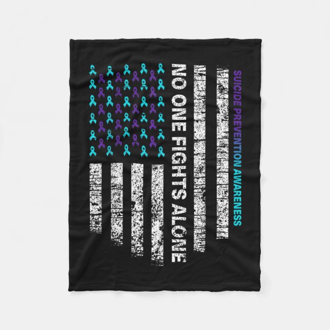 Cobertor De Velo camisa da semana de conscientização da prevenção f (Frente)
