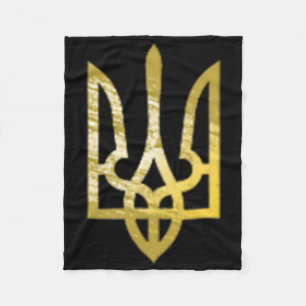 Cobertor De Velo Camisa da Ucrânia Tridente Tryzub Zelensky Militar