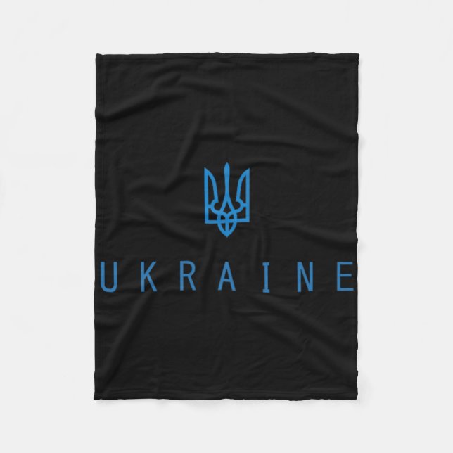 Cobertor De Velo Camisa da Ucrânia Ucraniano Tryzub Tridente Patrió (Frente)