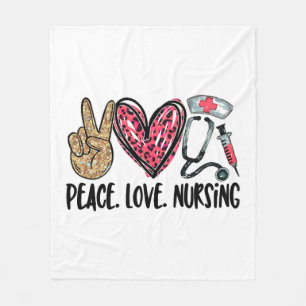 Cobertor De Velo camisa de amamentação de amor pela paz