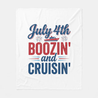 Cobertor De Velo Camisa de Barco Vintage Boozin e Cruisin de 4 de J