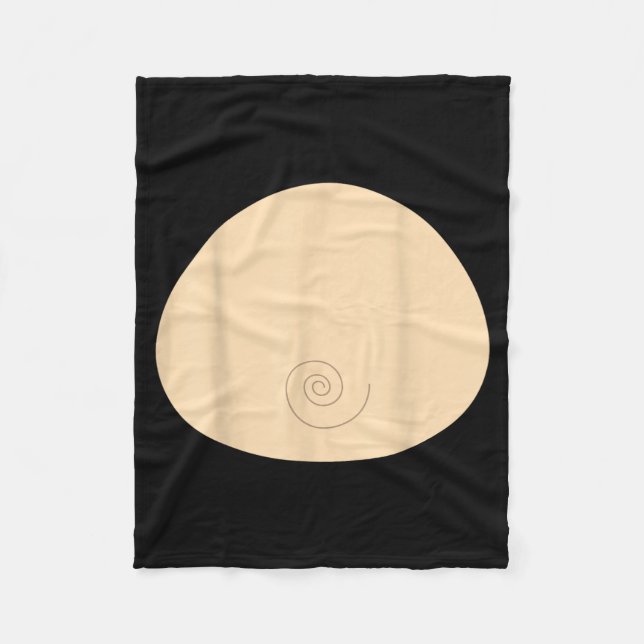 Cobertor De Velo Camisa de Barriga de Macaco Funny Halloween (Frente)