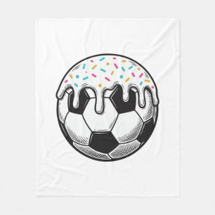 Cobertor De Velo Camisa de Bola de Futebol com Glacê Pingando Vinta