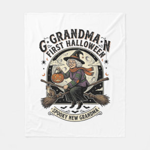 Cobertor De Velo Camisa de Bruxa Vintage de Primeiro Halloween da V