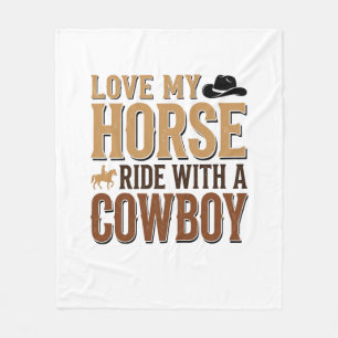 Cobertor De Velo Camisa de Citação de Cavalo e Cowboy Western Vinta