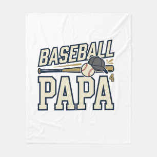 Cobertor De Velo Camisa de desenho de gravura vintage do Papai de b