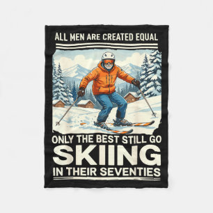 Cobertor De Velo camisa de esqui para homens de 70 anos, os homens