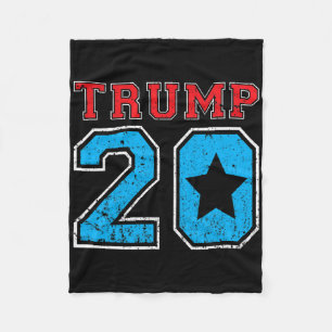 Cobertor De Velo Camisa de Futebol Vintage Eleição Donald Trump 202