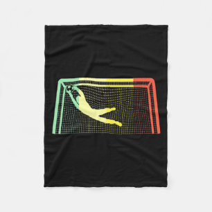 Cobertor De Velo Camisa de goleiro de futebol retrô para meninos e