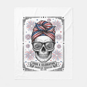 Cobertor De Velo Camisa de Gravura Vintage Foguetes de Caveira Patr