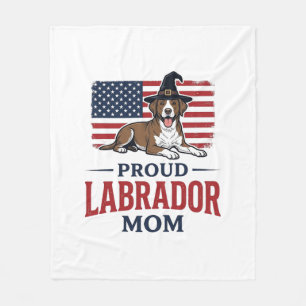 Cobertor De Velo Camisa de Halloween de Mãe Orgulhosa do Labrador P