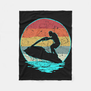 Cobertor De Velo Camisa de Jet Ski - Estilo Retro Vintage