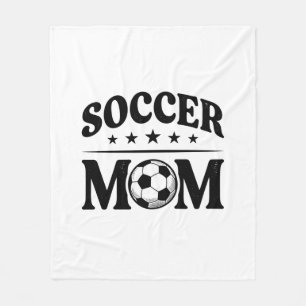 Cobertor De Velo Camisa de Mãe de Futebol Vintage Design Vetorial_1