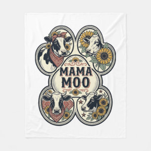 Cobertor De Velo Camisa de Mãe Vaca Gravura Vintage Girassol Wester