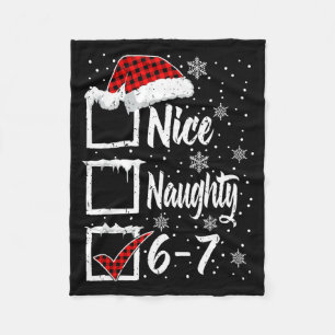 Cobertor De Velo Camisa de Natal Divertida Legal Travessa 67 Rot de