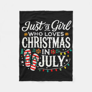 Cobertor De Velo Camisa de Natal em Julho Meninas Verão Divertido P