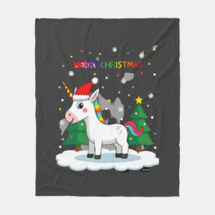 Cobertor De Velo Camisa de Natal Unicórnio Meninas Roupas de Natal 