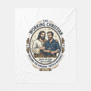 Cobertor De Velo Camisa de Ofícios de Construção de Jesus Gráfico C