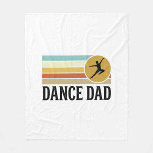Cobertor De Velo Camisa de Pai de Dança Vintage Retro Gravura Desig