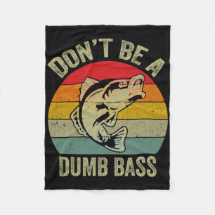 Cobertor De Velo Camisa de Pesca Não Seja um B Estúpido Dia dos Pai