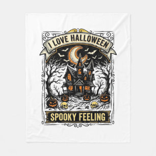 Cobertor De Velo Camisa de Sentimento de Halloween Casa Assombrada 