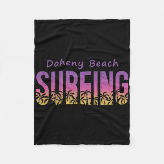 Cobertor De Velo Camisa de Surf Doheny State Beach, Retro Califórni