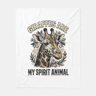 Cobertor De Velo Camisa Desenho Gravura Vintage Animal Espírito Gir