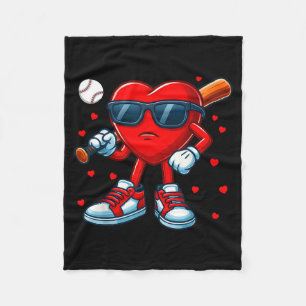 Cobertor De Velo Camisa do Dia dos Namorados de beisebol do amor do