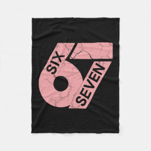 Cobertor De Velo Camisa do Jogador Número 67 Rosa e Branco Uniforme