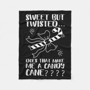 Cobertor De Velo Camisa Doce Mas Retorcida Funny Christmas Candy Ca
