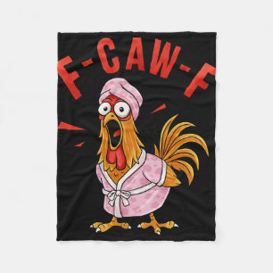 Cobertor De Velo Camisa engraçada de frango F-caw-f, Camisas de mem