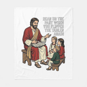 Cobertor De Velo Camisa engraçada de professor religioso vintage co