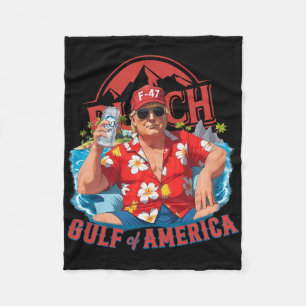 Cobertor De Velo Camisa Engraçada Do Golfo Dos Eua América Do Leste