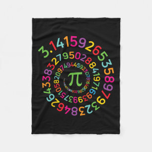 Cobertor De Velo Camisa Espiral Do Dia Pi 3.14159 Mulheres Crianças