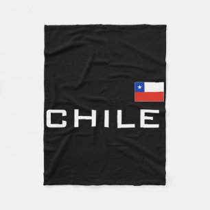 Cobertor De Velo Camisa Esportiva Futebol Bandeira Chile Sa