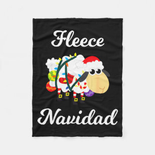 Cobertor De Velo Camisa Fleece Navidad Divertida Feliz Natal Mexica