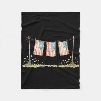 Cobertor De Velo Camisa Golden Retriever merica Cachorro Patriótico