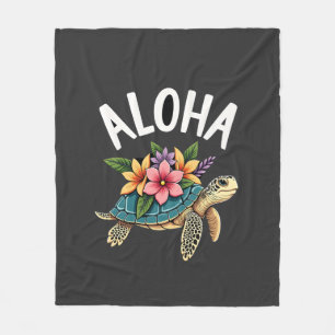 Cobertor De Velo Camisa havaiana aloha havaí Kids Tartaruga Hibisco
