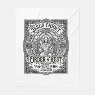 Cobertor De Velo Camisa Jesus Desembaralha Limpa Casa Gráfico Crist