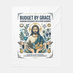 Cobertor De Velo Camisa Jesus Paz Financeira Jornada Livre de Dívid