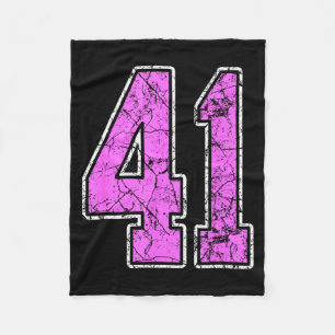Cobertor De Velo Camisa Nge Nk E Nk Número 41 Jogador Uniforme #41 