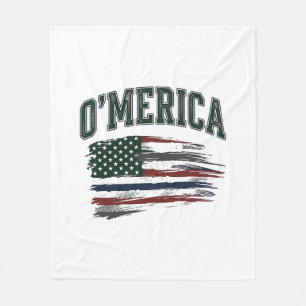 Cobertor De Velo Camisa O’Merica Vintage Envelhecida Design Bandeir
