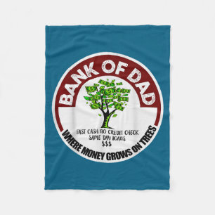 Cobertor De Velo Camisa para pai camisa do banco do pai dinheiro rá