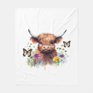 Cobertor De Velo Camisa-T Clássica Vaca-Bebê de Longa Altura