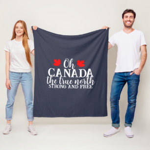 Cobertor De Velo Camisa-T de Combinação de Famílias do Dia do Canad