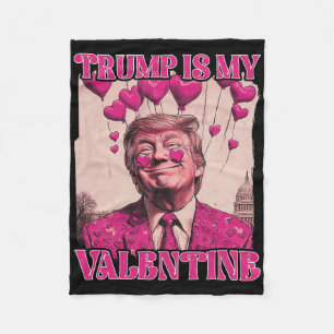 Cobertor De Velo Camisa Trump é meu namorado Trump Dia dos Namorado