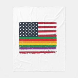 Cobertor De Velo Camisa Vetorial com Desenho da Bandeira do Orgulho