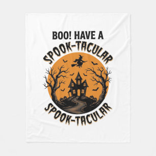 Cobertor De Velo Camisa Vintage de Casa Assombrada de Halloween Esp