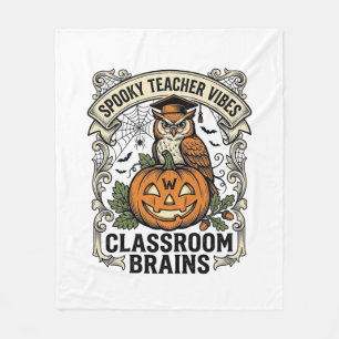 Cobertor De Velo Camisa Vintage de Escola de Abóbora de Coruja de P